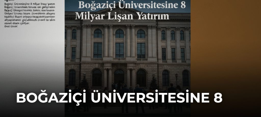 Boğaziçi Üniversitesine 8 Milyar Lirayı Aşan Yatırım