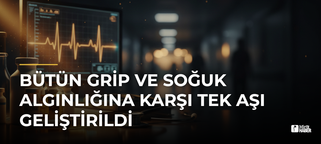Bütün grip ve soğuk algınlığına karşı tek aşı geliştirildi