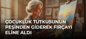 Çocukluk Tutkusunun Peşinden Giderek Fırçayı Eline Aldı