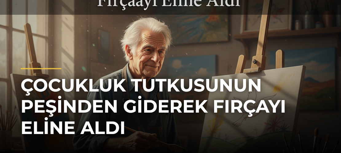 Çocukluk Tutkusunun Peşinden Giderek Fırçayı Eline Aldı