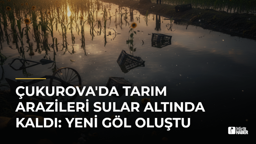 Çukurova’da Tarım Arazileri Sular Altında Kaldı: Yeni Göl Oluştu