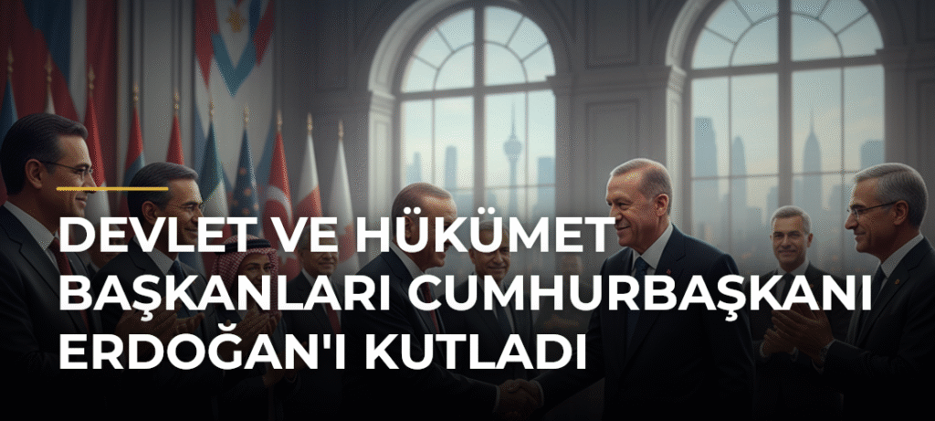 Devlet ve Hükümet Başkanları Cumhurbaşkanı Erdoğan’ı Kutladı