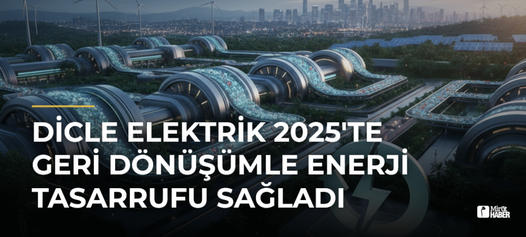 Dicle Elektrik 2025’te Geri Dönüşümle Enerji Tasarrufu Sağladı