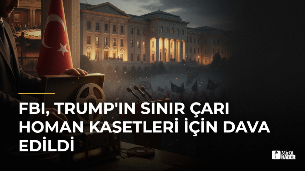 FBI, Trump’ın Sınır Çarı Homan Kasetleri İçin Dava Edildi