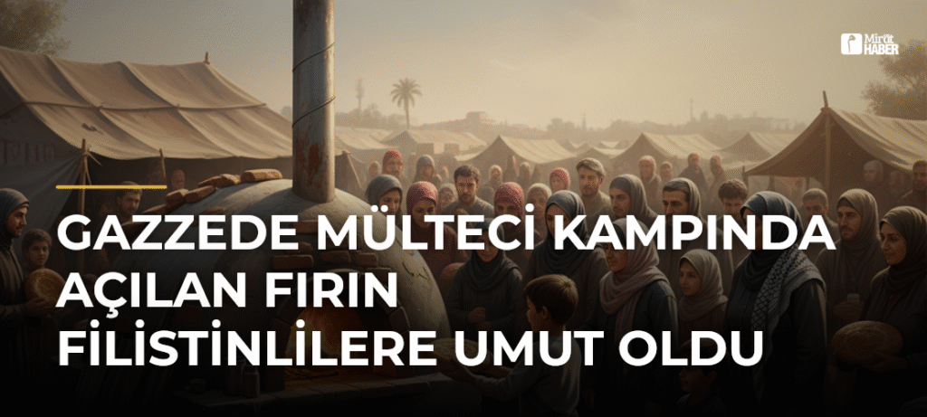 Gazzede Mülteci Kampında Açılan Fırın Filistinlilere Umut Oldu