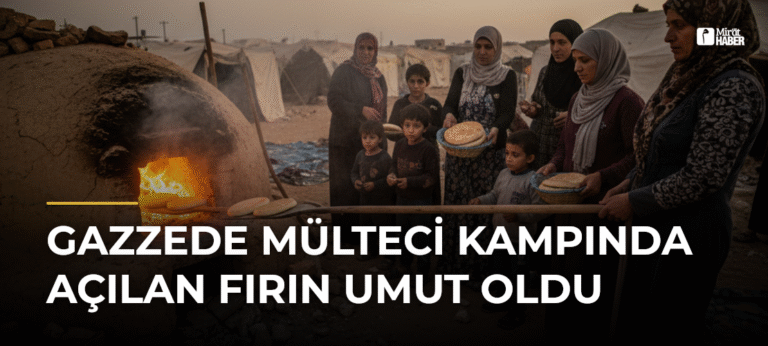 Gazzede Mülteci Kampında Açılan Fırın Umut Oldu