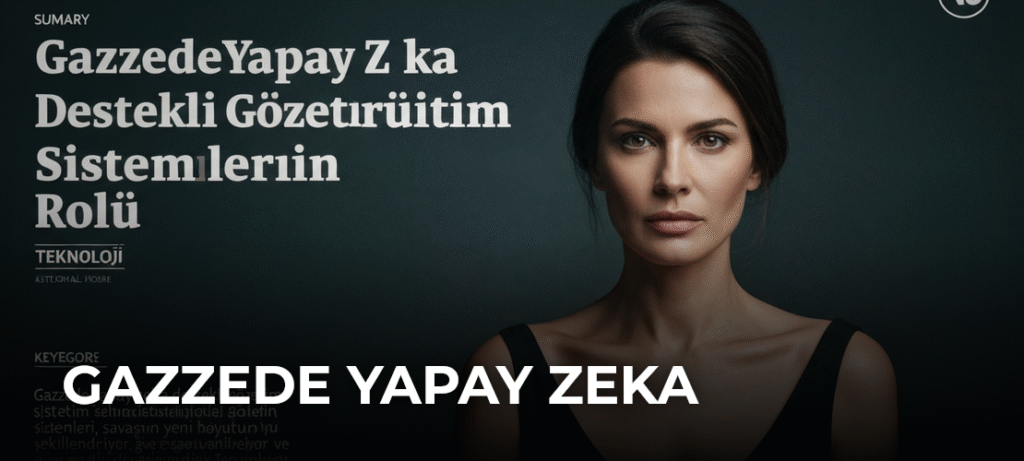 Gazzede Yapay Zeka Destekli Gözetim Sistemlerinin Rolü