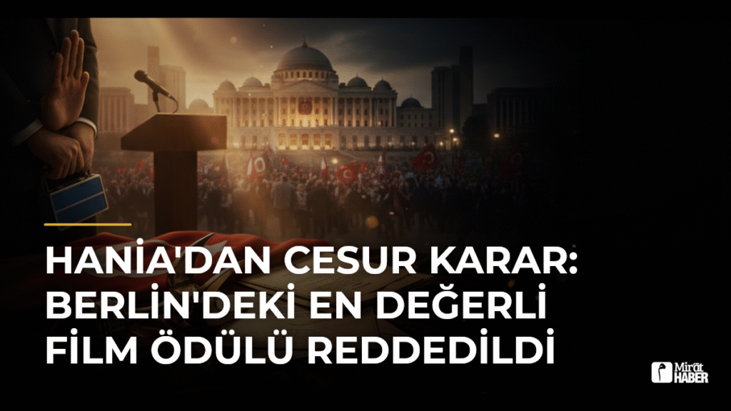 Hania’dan Cesur Karar: Berlin’deki En Değerli Film Ödülü Reddedildi
