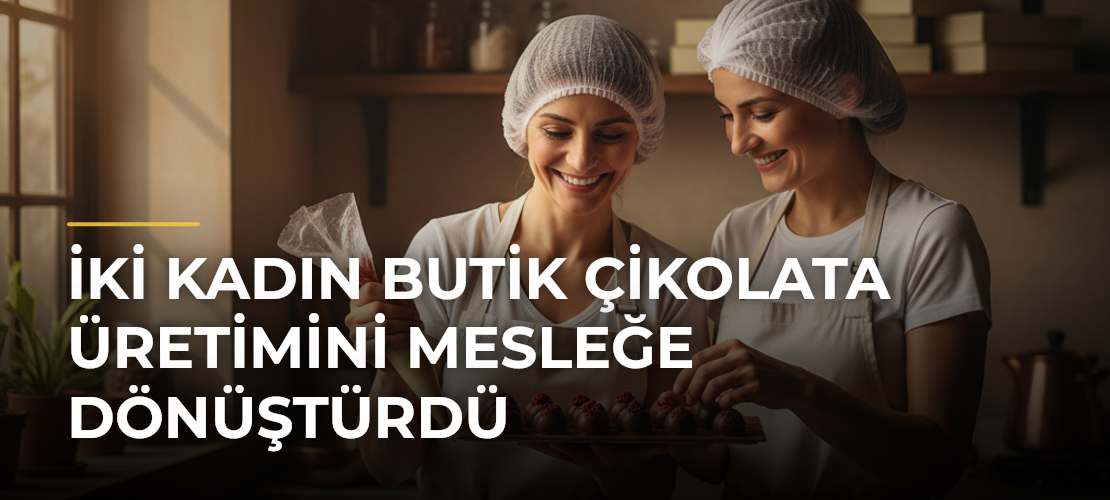 İki Kadın Butik Çikolata Üretimini Mesleğe Dönüştürdü
