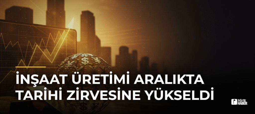 İnşaat Üretimi Aralıkta Tarihi Zirvesine Yükseldi