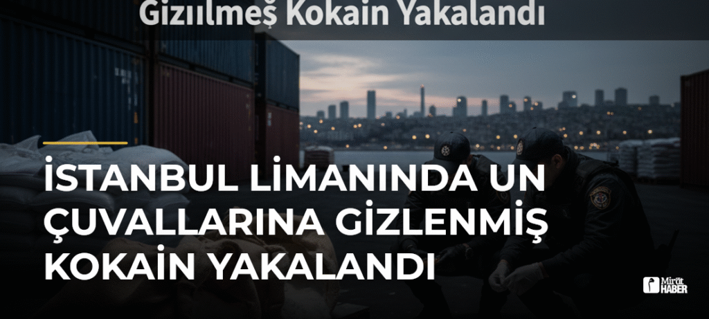 İstanbul Limanında Un Çuvallarına Gizlenmiş Kokain Yakalandı