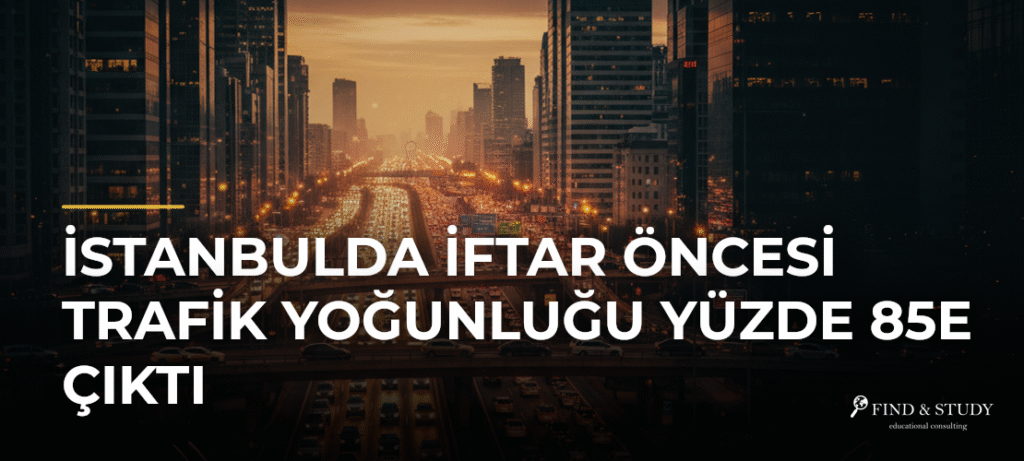 İstanbulda iftar öncesi trafik yoğunluğu yüzde 85e çıktı