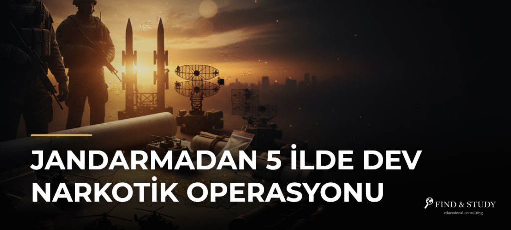 Jandarmadan 5 İlde Dev Narkotik Operasyonu