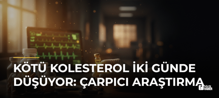 Kötü Kolesterol İki Günde Düşüyor: Çarpıcı Araştırma