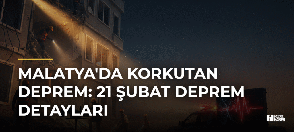 Malatya’da Korkutan Deprem: 21 Şubat Deprem Detayları