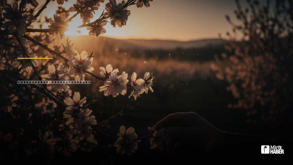 Manavgat’ta Badem Ağaçları Çiçek Açtı: Erken Bahar Müjdesi