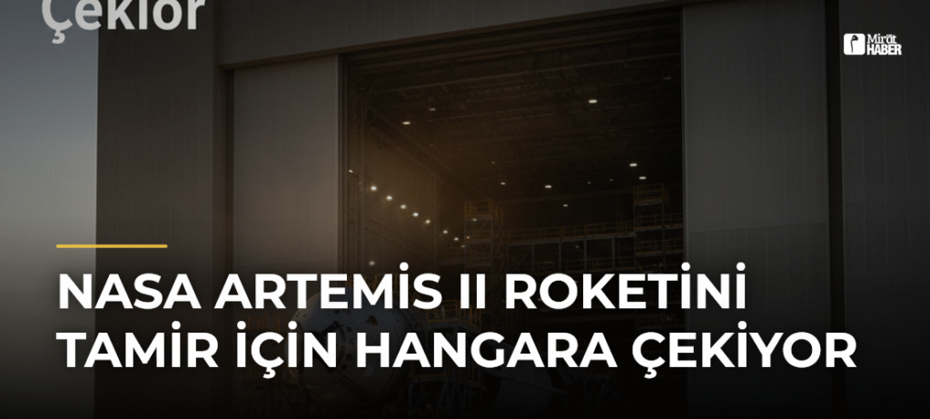 NASA Artemis II Roketini Tamir İçin Hangara Çekiyor