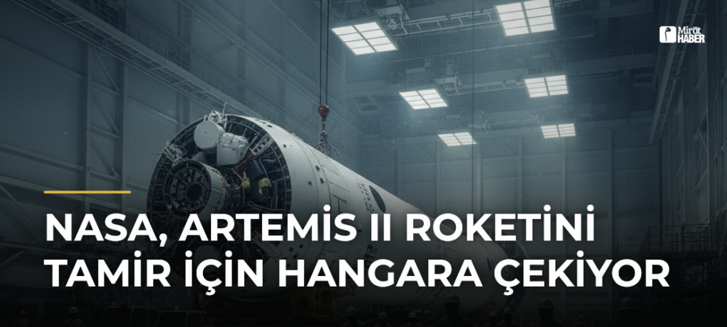 NASA, Artemis II Roketini Tamir İçin Hangara Çekiyor