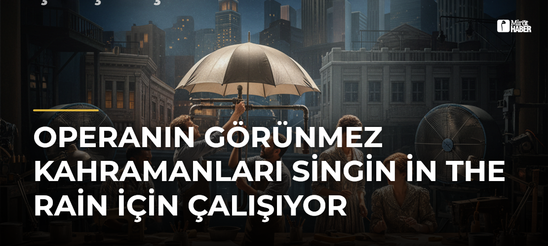 Operanın Görünmez Kahramanları Singin in the Rain İçin Çalışıyor