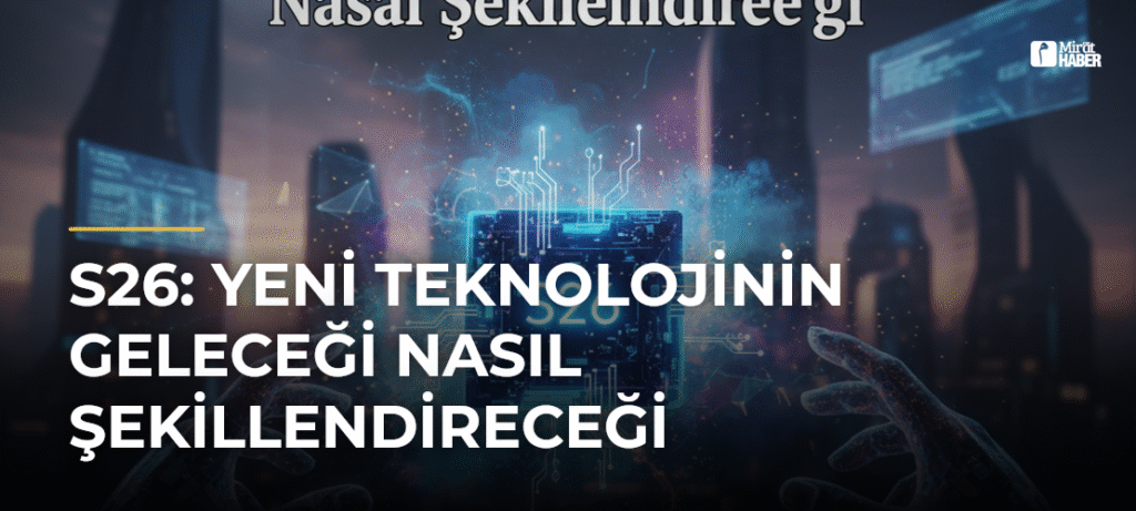 S26: Yeni Teknolojinin Geleceği Nasıl Şekillendireceği