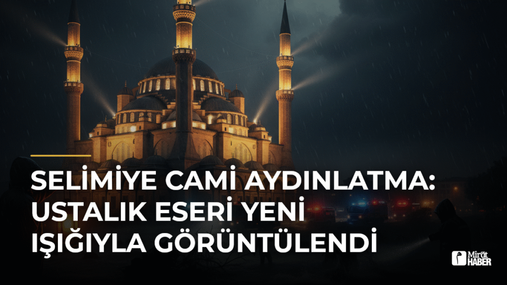 Selimiye Cami Aydınlatma: Ustalık Eseri Yeni Işığıyla Görüntülendi