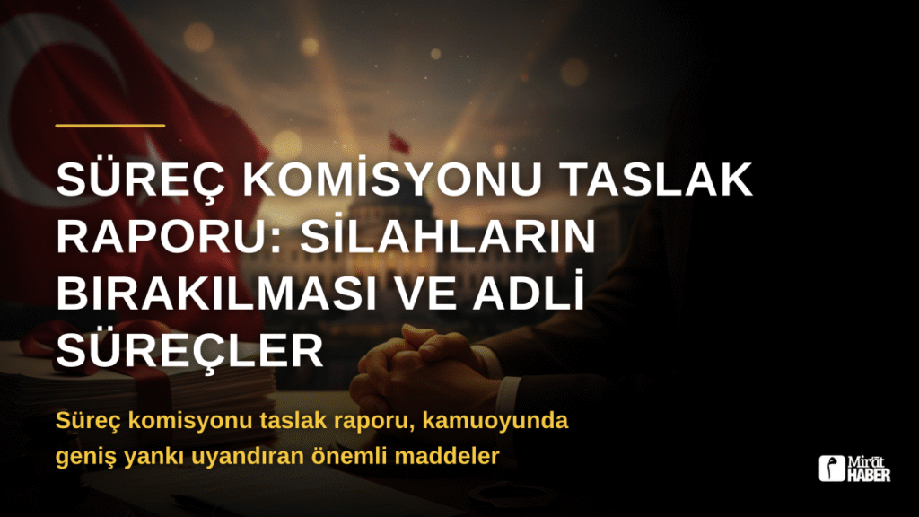 Süreç Komisyonu Taslak Raporu: Silahların Bırakılması ve Adli Süreçler