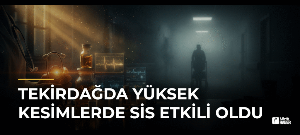 Tekirdağda Yüksek Kesimlerde Sis Etkili Oldu