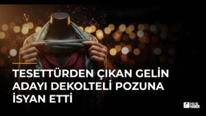 Tesettürden Çıkan Gelin Adayı Dekolteli Pozuna İsyan Etti