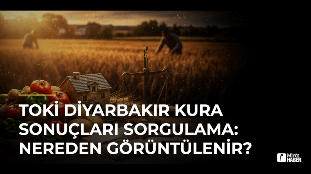 TOKİ DİYARBAKIR KURA SONUÇLARI SORGULAMA: Nereden Görüntülenir?