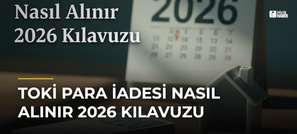 TOKİ Para İadesi Nasıl Alınır 2026 Kılavuzu