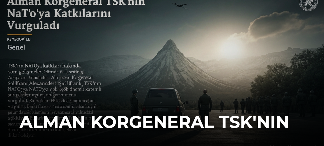 Alman Korgeneral TSK'nın NATO'ya Katkılarını Vurguladı
