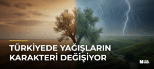 Türkiyede Yağışların Karakteri Değişiyor