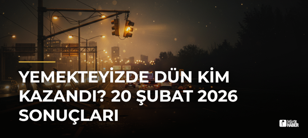 Yemekteyizde Dün Kim Kazandı? 20 Şubat 2026 Sonuçları