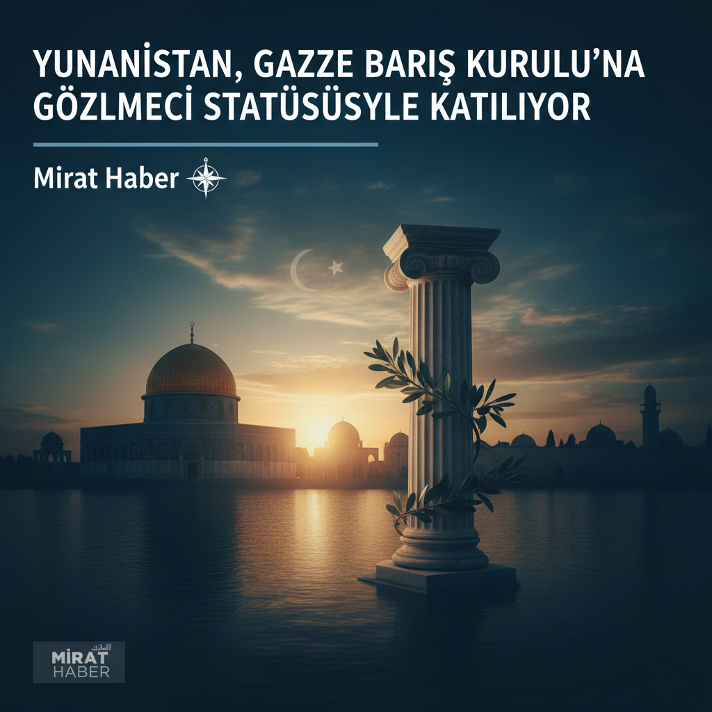 Yunanistan, Gazze Barış Kurulu’na Gözlemci Statüsüyle Katılıyor