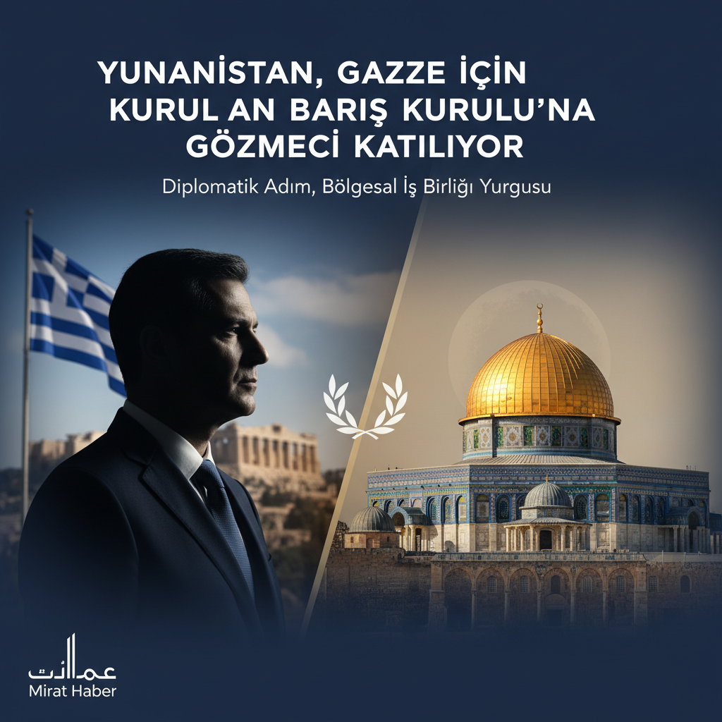 Yunanistan, Gazze İçin Kurulan Barış Kurulu’na Gözlemci Katılıyor