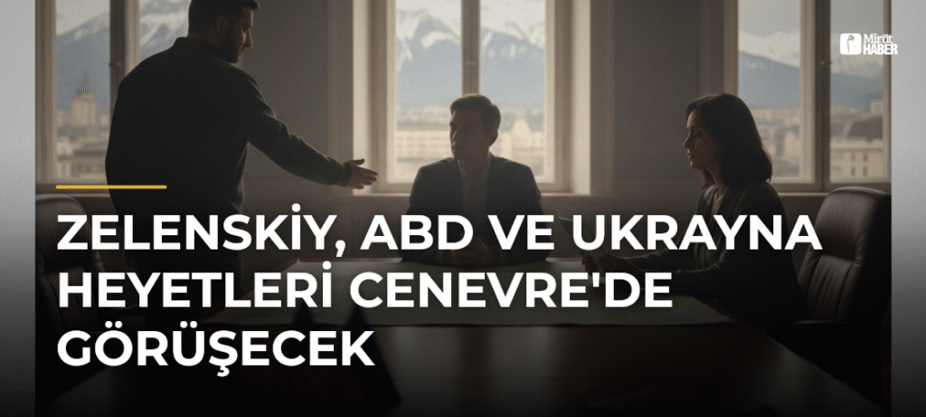Zelenskiy, ABD ve Ukrayna Heyetleri Cenevre’de Görüşecek