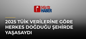 2025 TÜİK Verilerine Göre Herkes Doğduğu Şehirde Yaşasaydı