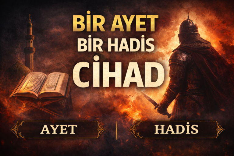 BİR AYET BİR HADİS “CİHAD”