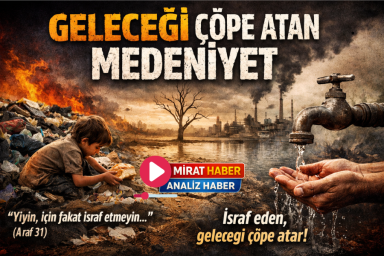 SIFIR ATIK ÇAĞRISI: “HER DAMLA SU, HER LOKMA GELECEK DEMEK”