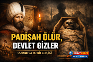 “PADİŞAH ÖLÜR, DEVLET GİZLER: OSMANLI’DA TAHNİT GERÇEĞİ”