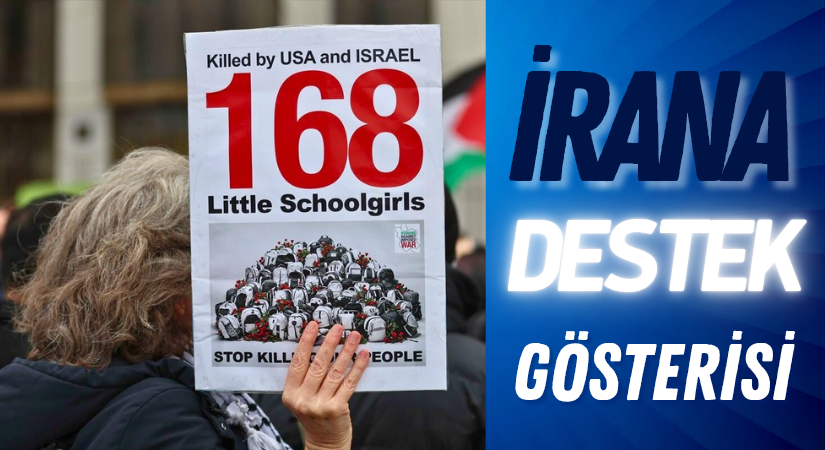 Londra’da İran’a Destek Gösterisi