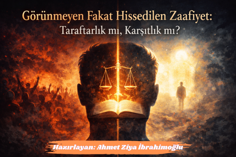 Görünmeyen Fakat Hissedilen Zaafiyet: Taraftarlık mı, Karşıtlık mı?