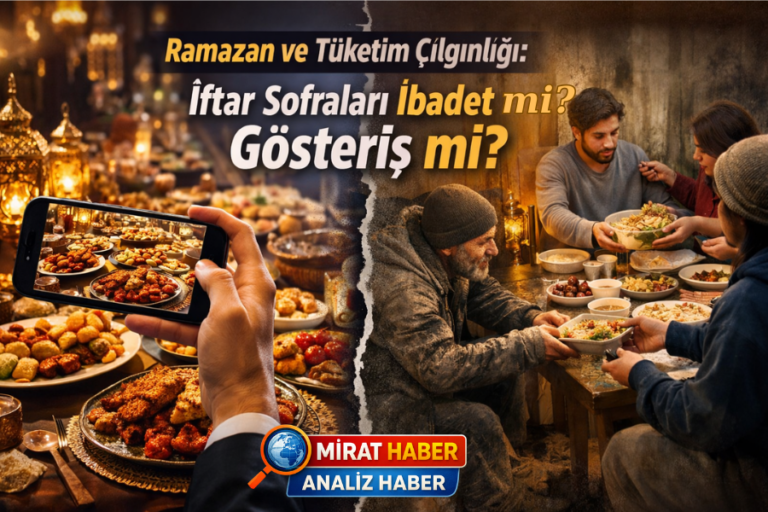 Ramazan ve Tüketim Çılgınlığı: İftar Sofraları İbadet mi Gösteriş mi?