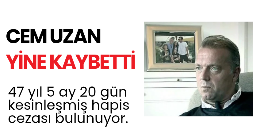 Cem Uzan, Paris’te ki Davayı Kaybetti