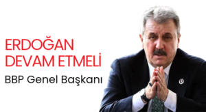 Mustafa Destici’den Erdoğan’ın Adaylığına Destek