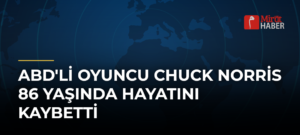 ABD’li Oyuncu Chuck Norris 86 Yaşında Hayatını Kaybetti