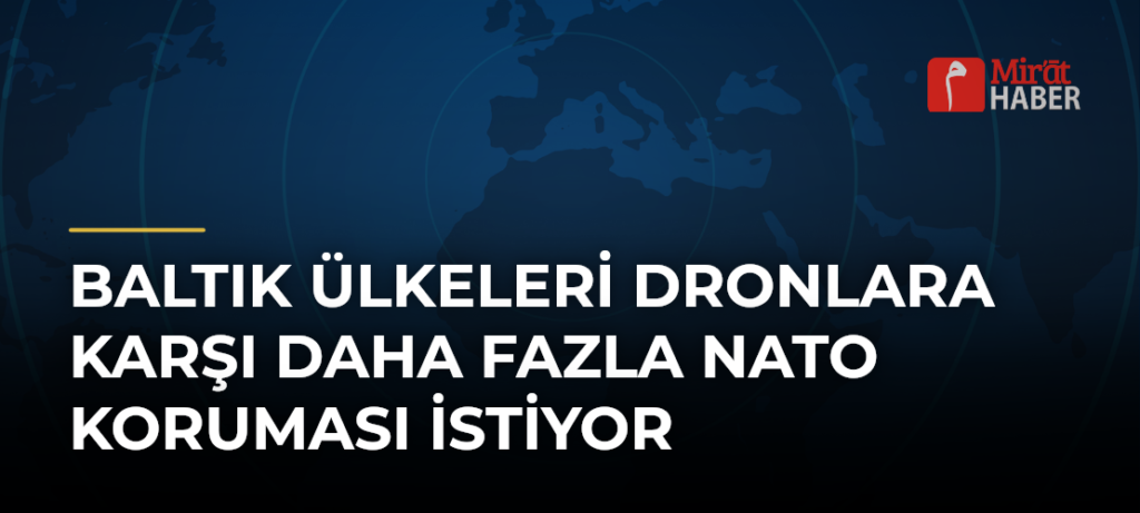 Baltık Ülkeleri Dronlara Karşı Daha Fazla NATO Koruması İstiyor