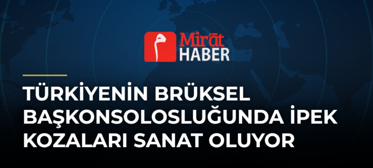 Türkiyenin Brüksel Başkonsolosluğunda İpek Kozaları Sanat Oluyor