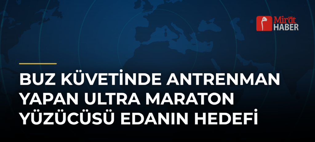 Buz Küvetinde Antrenman Yapan Ultra Maraton Yüzücüsü Edanın Hedefi