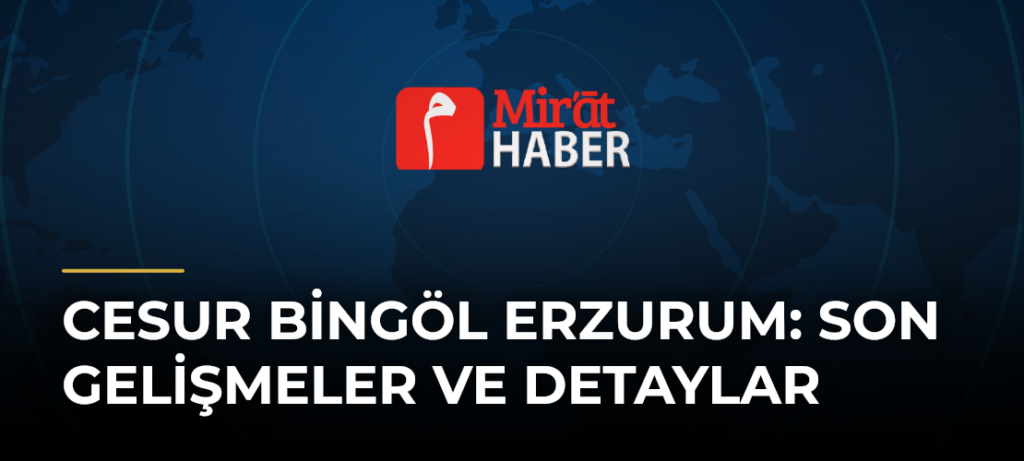 Cesur Bingöl Erzurum: Son Gelişmeler ve Detaylar